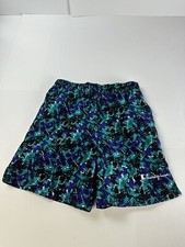 Vintage Champion Mens Medium Geometric Abstract All Over Print Swim Trunks NWOT
