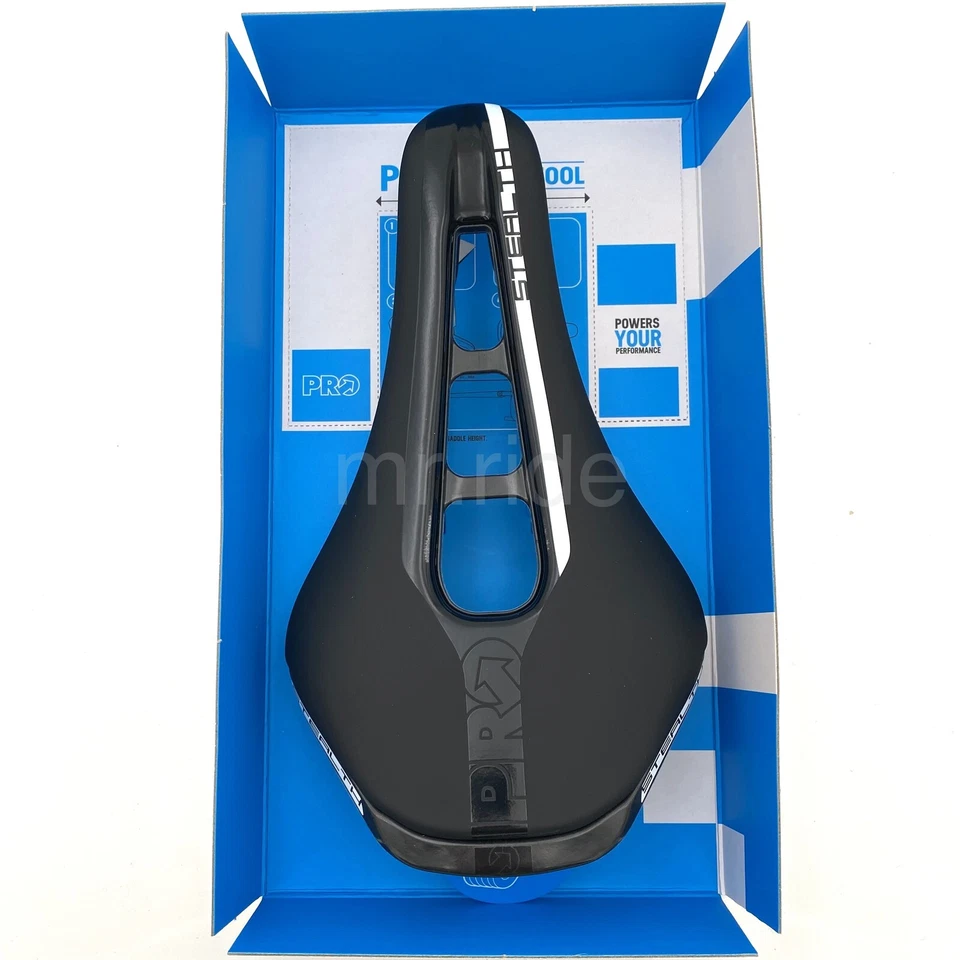 Sillín Shimano PRO STEALTH, riel de acero inoxidable de 7 mm, acolchado EVA, carcasa de carbono 142 mm Foto 2 de 4