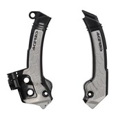 Acerbis X-Grip Rahmenprotektoren Schwarz Grau FüR Husqvarna FC 250 2023-2025