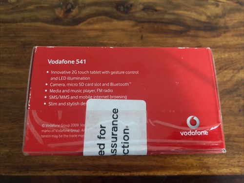 New - White -Vodafone 541 Touch Screen Camera Bluetooth Mp3 ON VODAFONE (2) - 第 2/3 張圖片