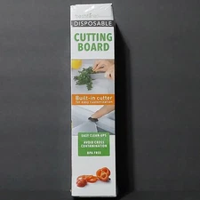 Cutting Board Disposable Roll BPA Free Built-in-cutter Freshfare By Evriholder