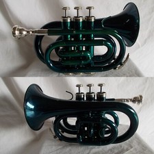 ROLING’S tromba pocket  tascabile laccata  + case in foam per studio viaggio 🎺