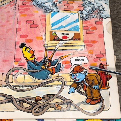 Sesame Street Big Birds Rhyming Book Pop Up Storybook 1979 Vintage Some Damage - Picture 18 of 24