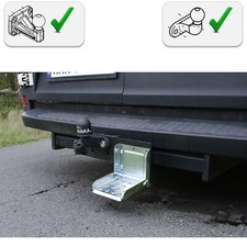 Marchepied arrière pliant 83 mm d'attelage de remorque pour Sprinter depuis 2006