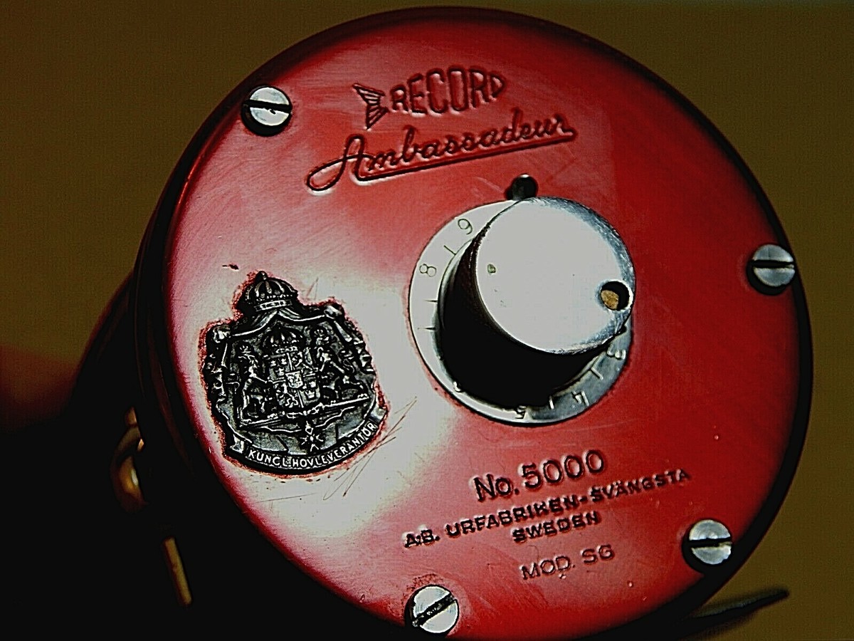 52 Vintage Record AMBASSADEUR 5000 Mod.SG baitcasting reel 52 Vintage Record AMBASSADEUR 5000 Mod.SG baitcasting reel