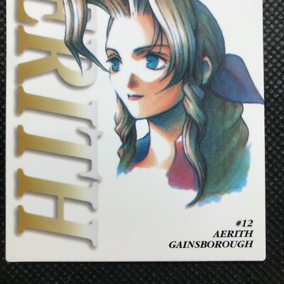 Aerith #12 Final Fantasy VII FF7 Made In Japan 1997 carddass