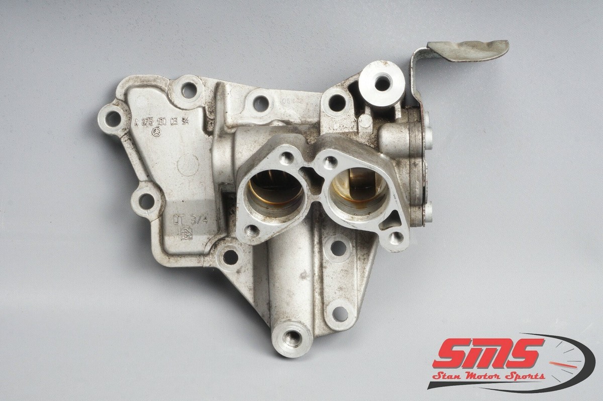 03-13 Mercedes W221 S600 CL600 SL600 Engine Oil Filter Housing OEM