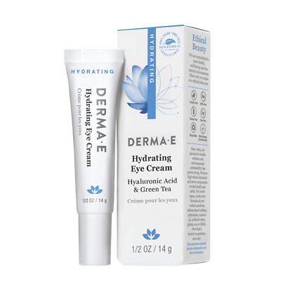 DERMA-E Hydrating Eye Cream, Hyaluronic Acid, 0.5 Ounce