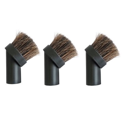 3pcs Universal Staubsauger Round Brush Connector Kopf 32mm Dia. Kurz
