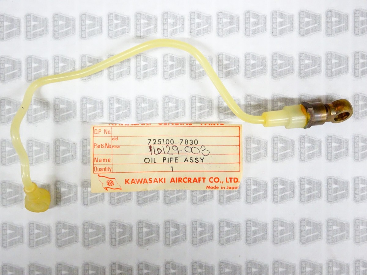 リピート Kawasaki NOS NEW 16129-003 Oil Pipe G3 G4 G5 KV G3SS G3TR G4TR