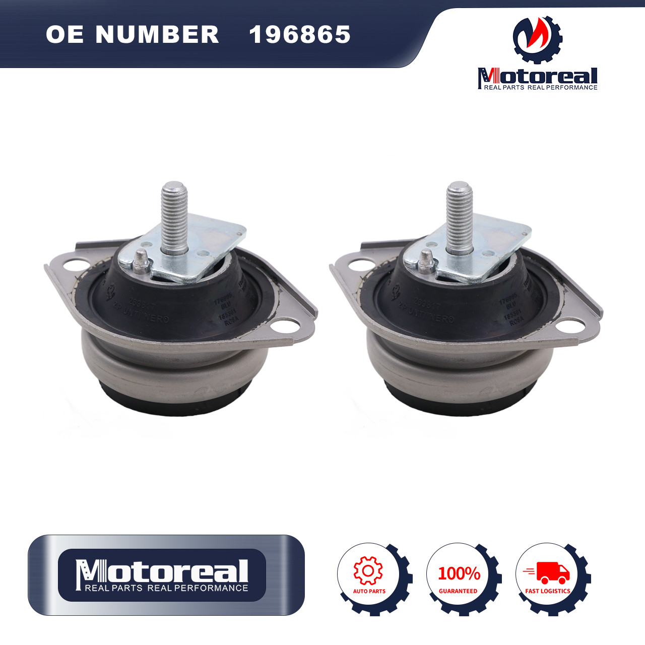 Pair Transmission Mount Gearbox Flexible Pad For Maserati  GranTurismo