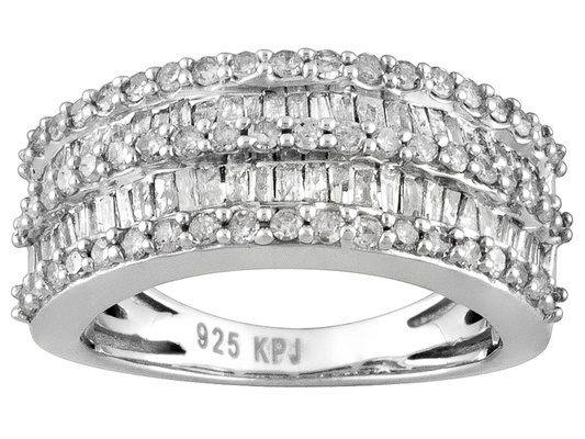 Bague De Fiançailles/éternité Pour Homme/femme En Acier Chirurgical Avec Diamants Simulés - Taille 11, 12 Ou 13