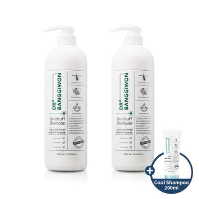 [Dr.Banggiwon] Anti Hair Loss Dandruff Shampoo 1000ml / 33.81 fl.oz * 2EA