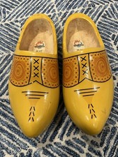 Vintage Wooden Clog Shoes - Made In Holland Size 40-41