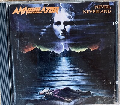 Annihilator  Never, Neverland  FIRST PRESS 1990   MINT!    Slayer Metallica