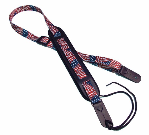 Rockabillty Skinny Guitar Strap w/neoprene shoulder pad 42 Different Styles - Picture 17 of 55