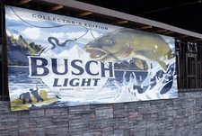 Catfish Busch Light Fishing Banner (2.5ft x 5ft)
