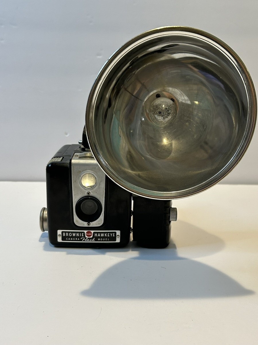 Kodak Brownie Hawkeye Camera Flash Model with Kodalite Flasholder