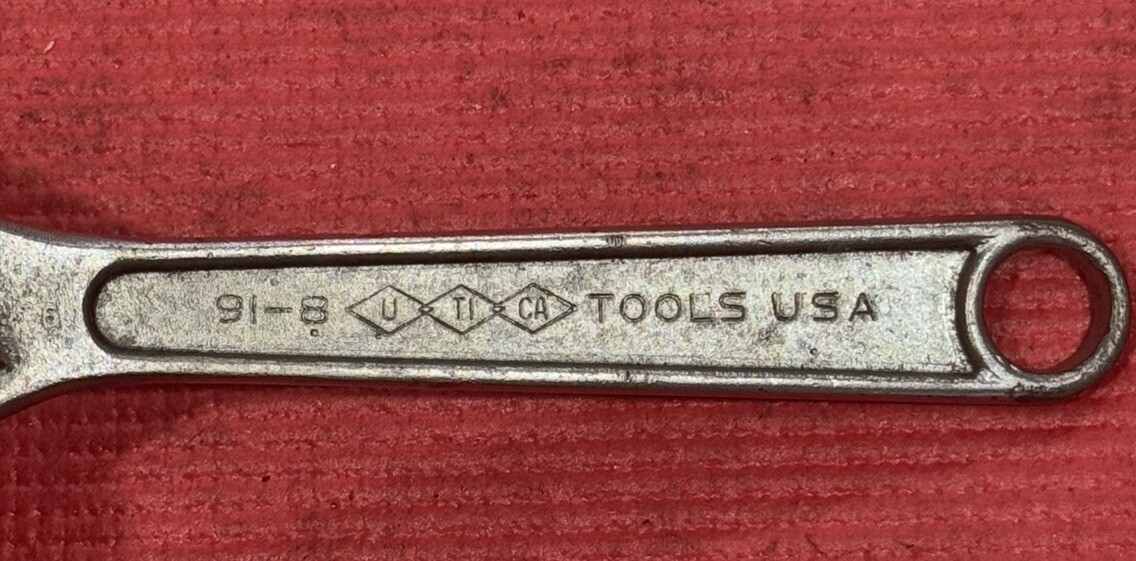 Vintage UTICA Tools 91-8 8