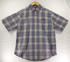 Carhartt Short Sleeve Button Down Cotton Shirt Men's Size Large