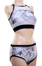 Pole Dancing Pole Fitness POLE DYNAMIX Top & Nix set Marble 