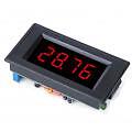 Digital Voltmeter DC 5V-40V - 12V/24V Spannungsanzeige Rot