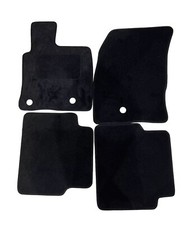 Halfords Carpet Car  Mat 4 Piece Set Black Same As Pictures