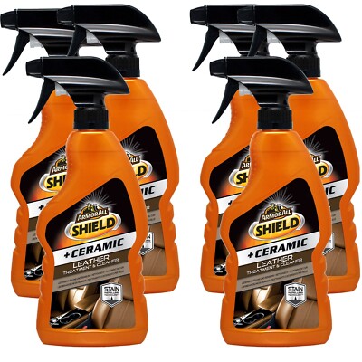 6 x ARMOR ALL Shield +Ceramic Leather Cleaner Spray 500ml