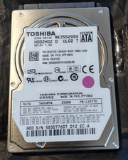 250GB Toshiba 2.5" Laptop HDD SATA HDD *tested working*