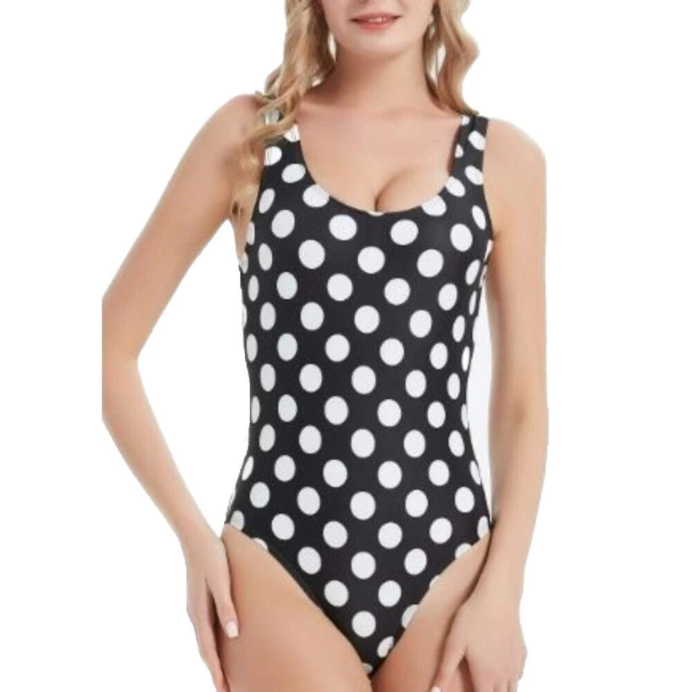 Polka Dot One Piece Swimwear for Women