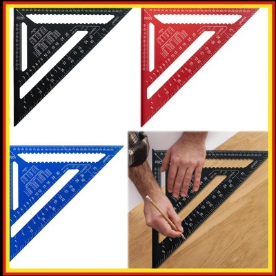 12 Inch Triangle Ruler High Precision Metric Angle Ruler Wood Working Tools