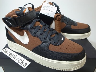 2022 NIKE AIR FORCE 1 MID '07 LX VINTAGE OFF-NOIR/SAIL-PECAN