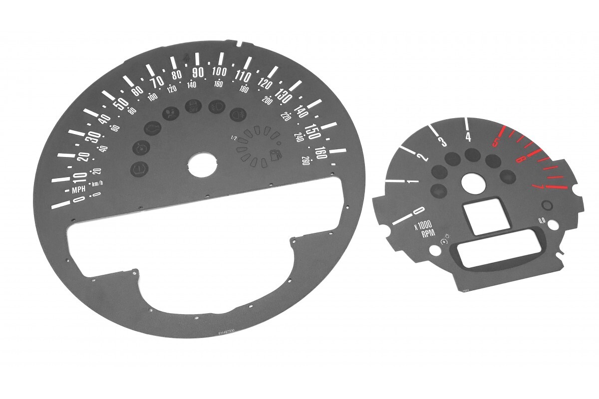 MINI 2, COUNTRYMAN km/h to MPH Replacement tacho dial, face counter ...