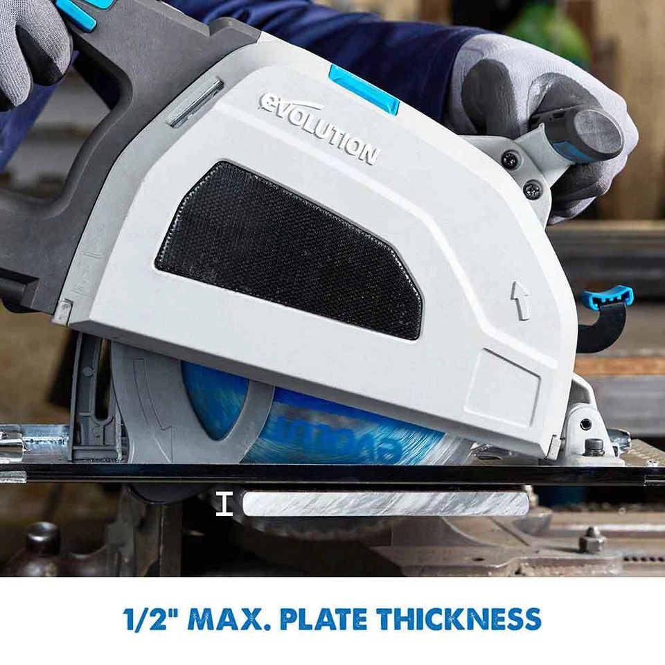 Evolution S210CCS: Metal Cutting Circular Saw with 8-1/4 In. Mild Steel Cutting  - Image 3 of 4