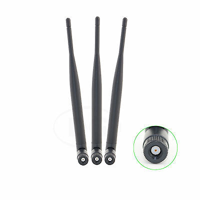 Zopsc 3pcs 2 4g 5g Omni Dual Band Wifi Antenna Router High Gain 5dbi Sma Antenna Wifi Wireless Network Card External Antenna For For Wireless Lan Wifi Router Suitable For Asus Rt Ac68u Ac66u Network Antennas