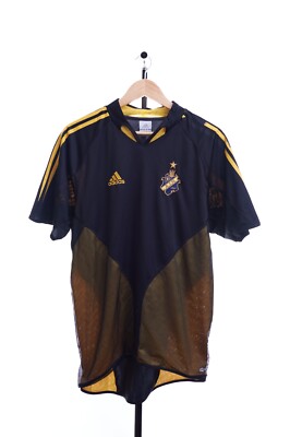 AIK STOCKHOLM SWEDEN 2004/2005 HOME FOOTBALL SHIRT SOCCER JERSEY ADIDAS S (T2)