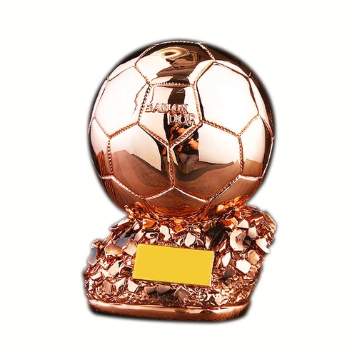 Réplica 1:1 Balón de Oro Trofeo de Fútbol Fans de Fútbol Resina Recuerdo Puede Poner Nombre - Imagen 7 de 16