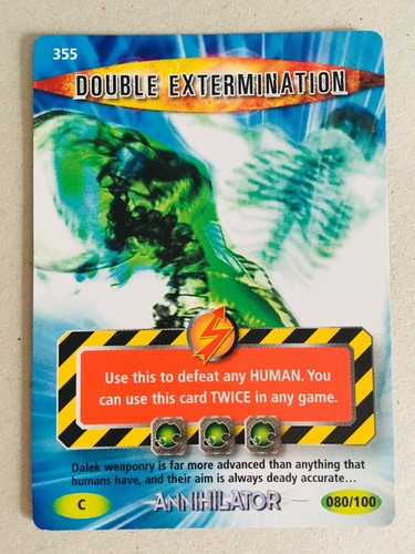 DOCTOR WHO BATTLES IN TIME TRADING CARDS Exterminator Annihilator Common & Rare - Picture 83 of 96