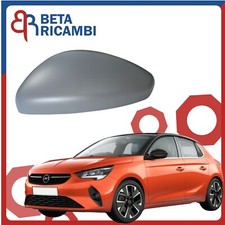 Calotta Specchietto Retrovisore Per Opel Corsa F Lato Sinistro Sx Guida Primer
