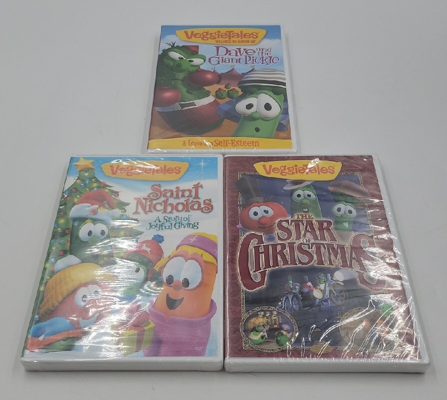 Veggie Tales: (3 DVD Lot) Dave & The Giant Pickle, Saint Nicholas