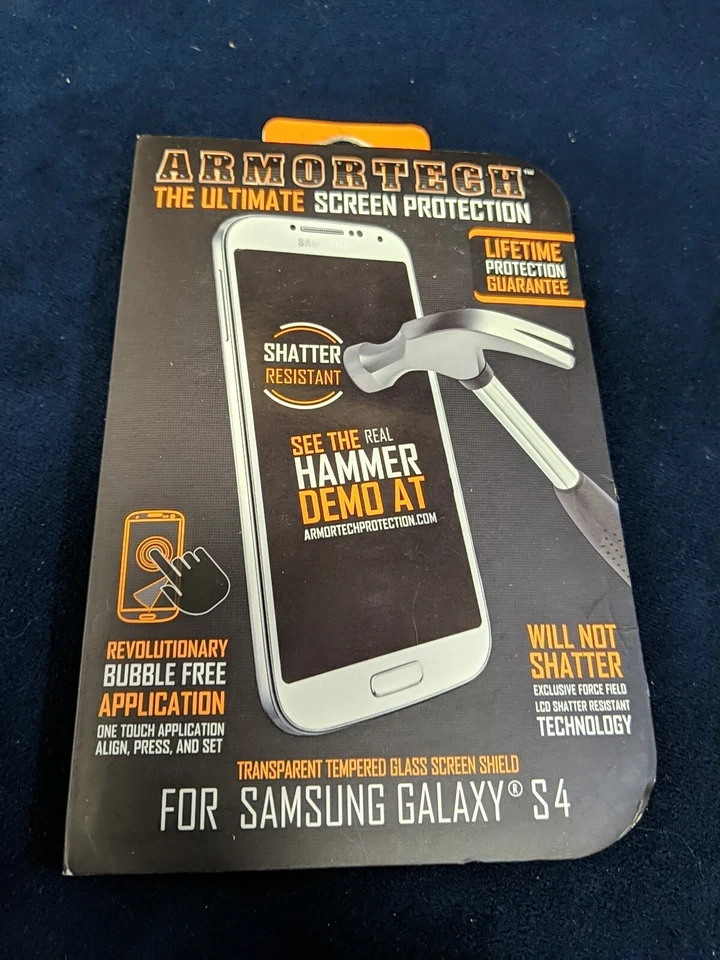 Lote De 2 Protectores Pantalla Cristal Templado Armortech Samsung Galaxy S4 Foto 2 de 4