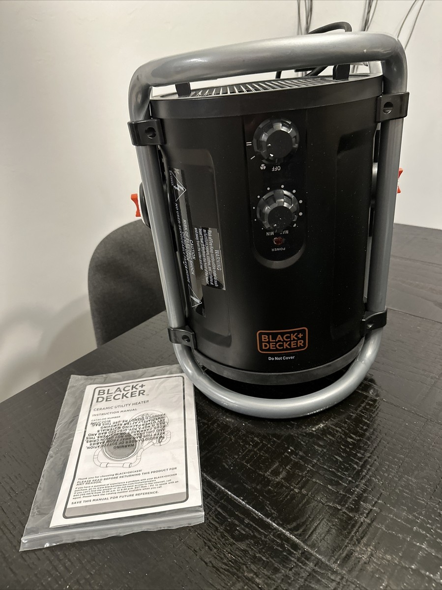 New Black Decker 1500w Ceramic Utility Heater Open Box Works