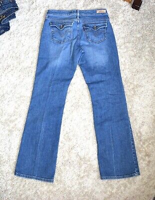Levi's Women's Jeans 545 Low Boot Cut Stretch Flap Pocket Blue Denim Size