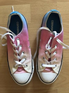 converse ombre pink