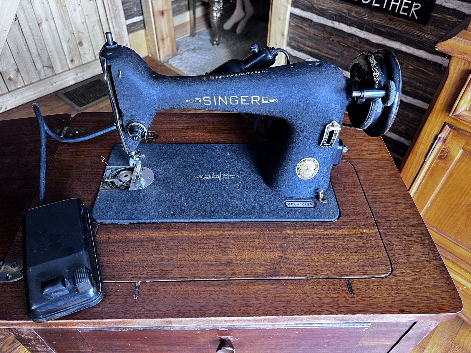 vintage Singer Sewing Machine AU52162 BZ 68 Simanco USA 21 eBay