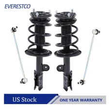 Front Struts Assembly w/ Sway Bar End Links For 2006-2012 Toyota RAV4 3.5L