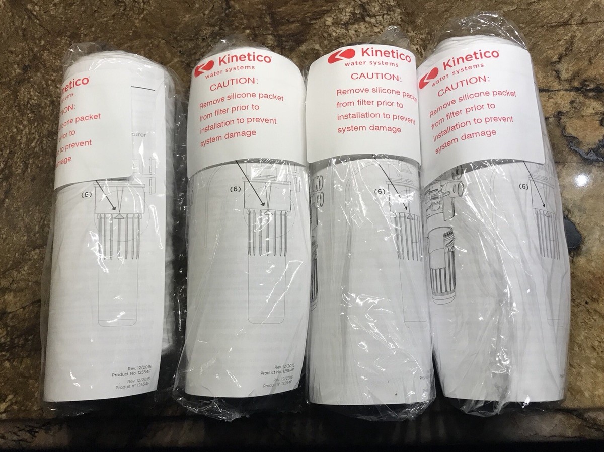 Sediment Water Filters 4-Pack Kinetico MACH 20 Sediment Filter Cartridges -  20 Micron, White, For Water Softener Systems Sediment 3 Number In Pack Water  Filters, image size:1200x898
