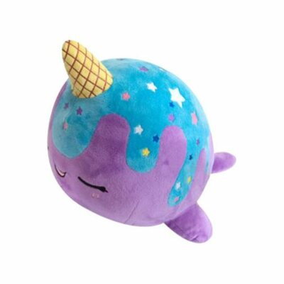 Tasty Peach Studios BLUE MOON NOMWHAL 15'' x 8'' Narwhal Whale Plush
