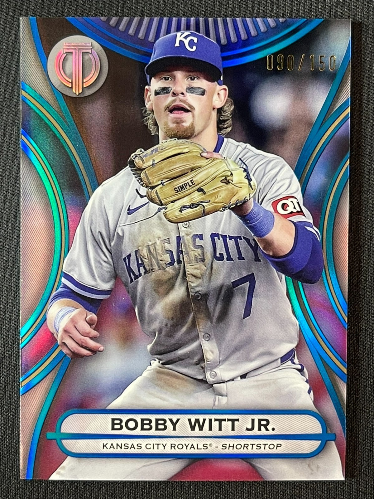 BOBBY WITT JR /150 BLUE 2025 TOPPS TRIBUTE BASEBALL MLB KANSAS CITY ROYALS #25