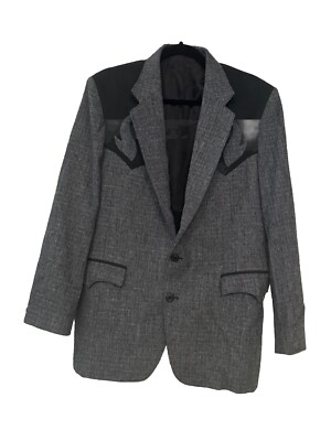 Vintage Circle S Dallas Men s Blazer Flame Detail 42R